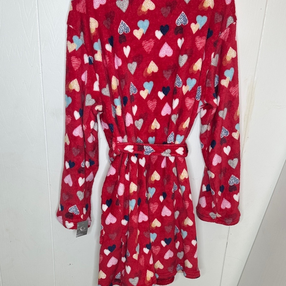 Pj Couture Vibrant Heart Patterned Robe - Picture 11 of 12